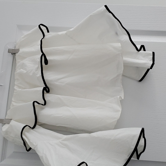 ZARA OVER THE SHOULDER SHIRT - Picture 1 of 2